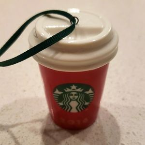 Starbucks 2016 Holiday Red Cup Ornament